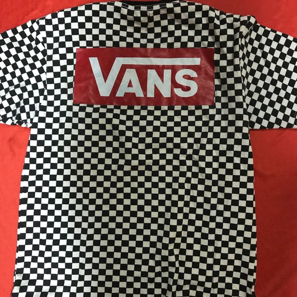 Vans checkered t shirt men’s - Picture 4 of 4